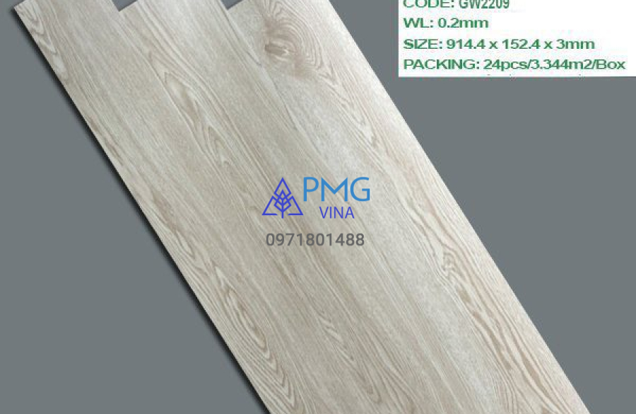 Sàn nhựa  Galaxy Eco 3mm GW2209