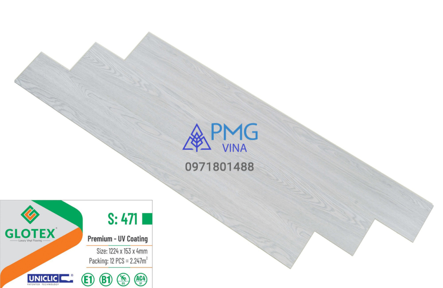 Sàn nhựa Glotex 4mm 471