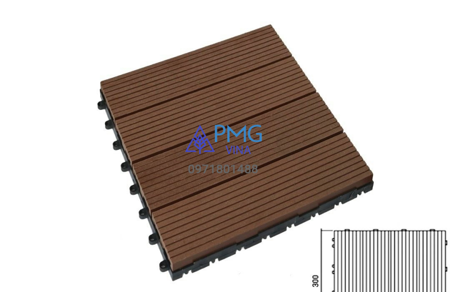 VỈ GỖ NHỰA NGOÀI TRỜI VI300X300