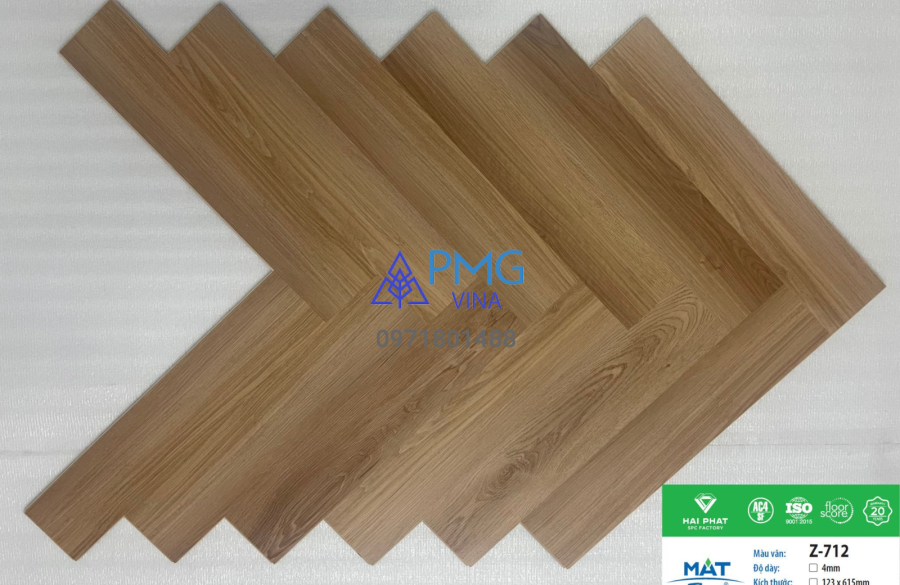 SÀN NHỰA XƯƠNG CÁ MAT FLOOR Z 712