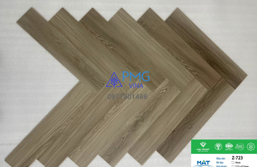 SÀN NHỰA XƯƠNG CÁ MAT FLOOR Z 713